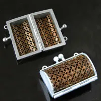 47mm Mesh Handbag Locket Pendant Steampunk, each