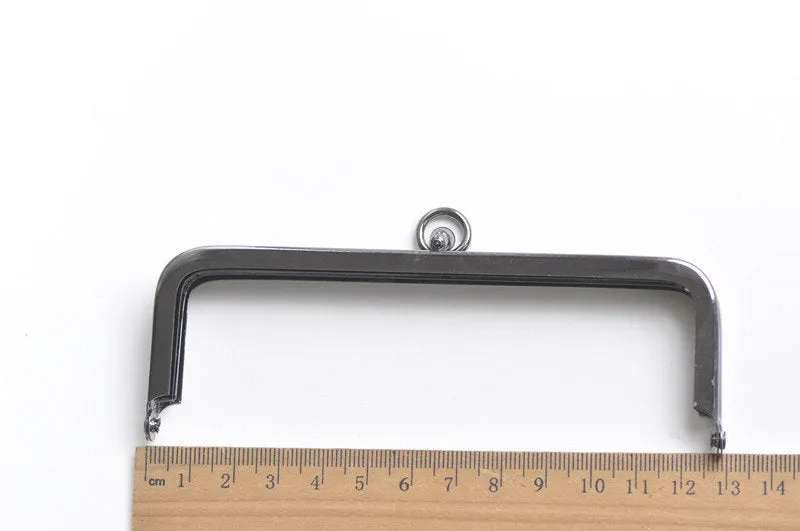 5" Gunmental Purse Frame / Handle Purse Frame 13x4.5cm (5"x2")