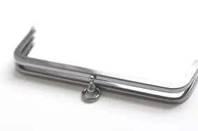 5" Gunmental Purse Frame / Handle Purse Frame 13x4.5cm (5"x2")