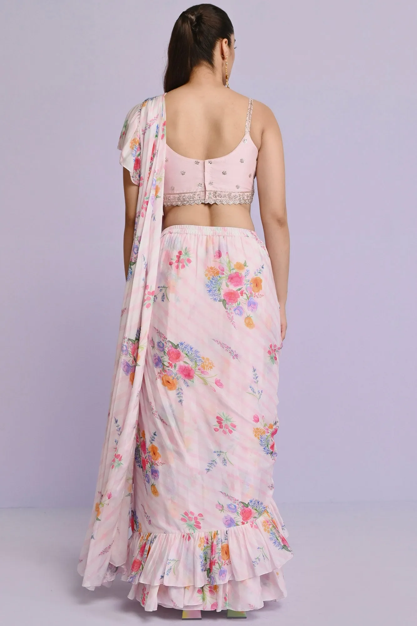 Amelia GGT Ruffle Saree