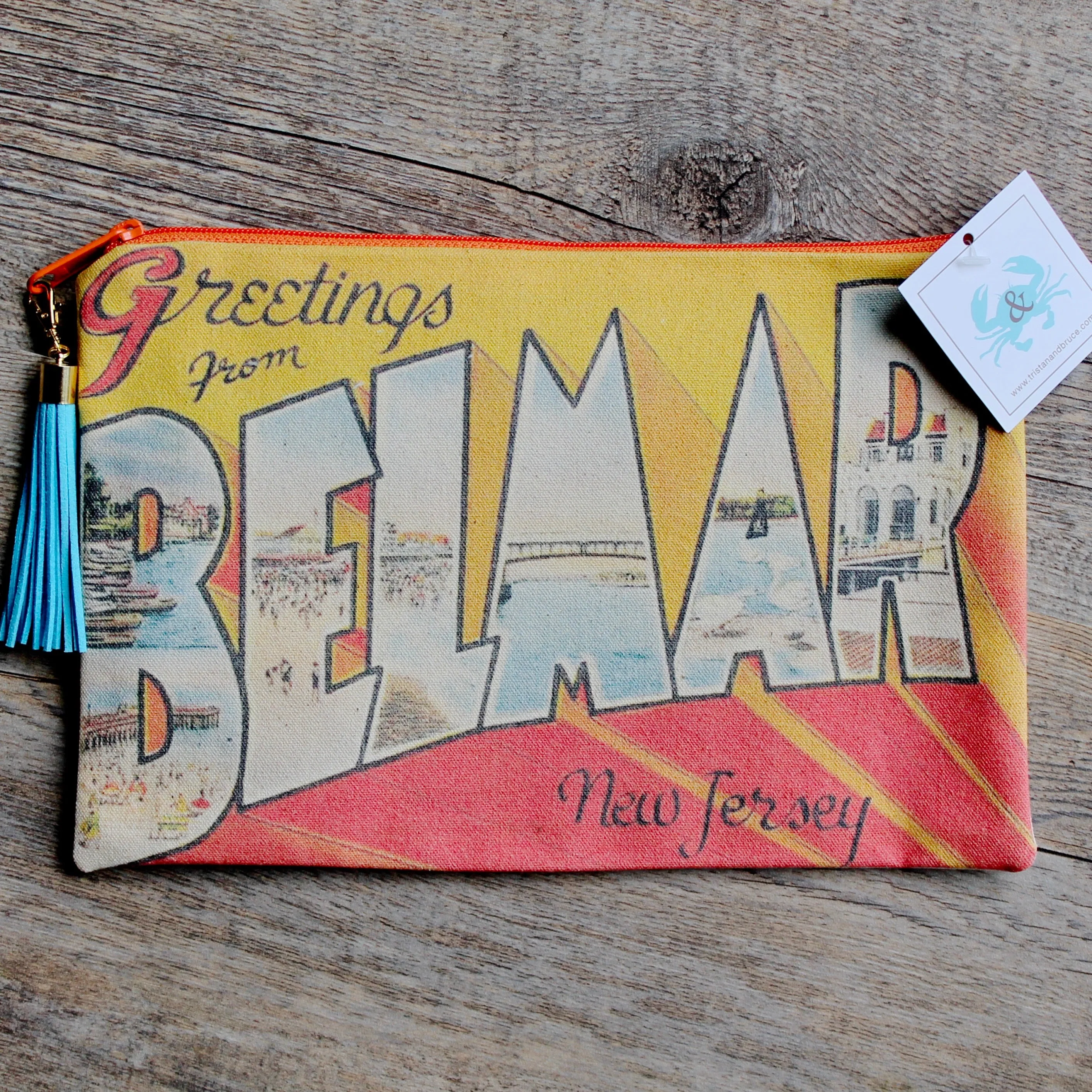 Belmar NJ clutch bag