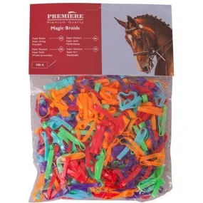 BR Premiere Magic Braids Plaiting Bands Multicolour