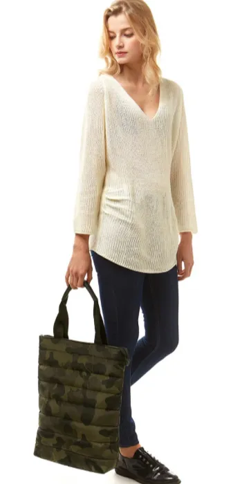 Camo Puffer Bag