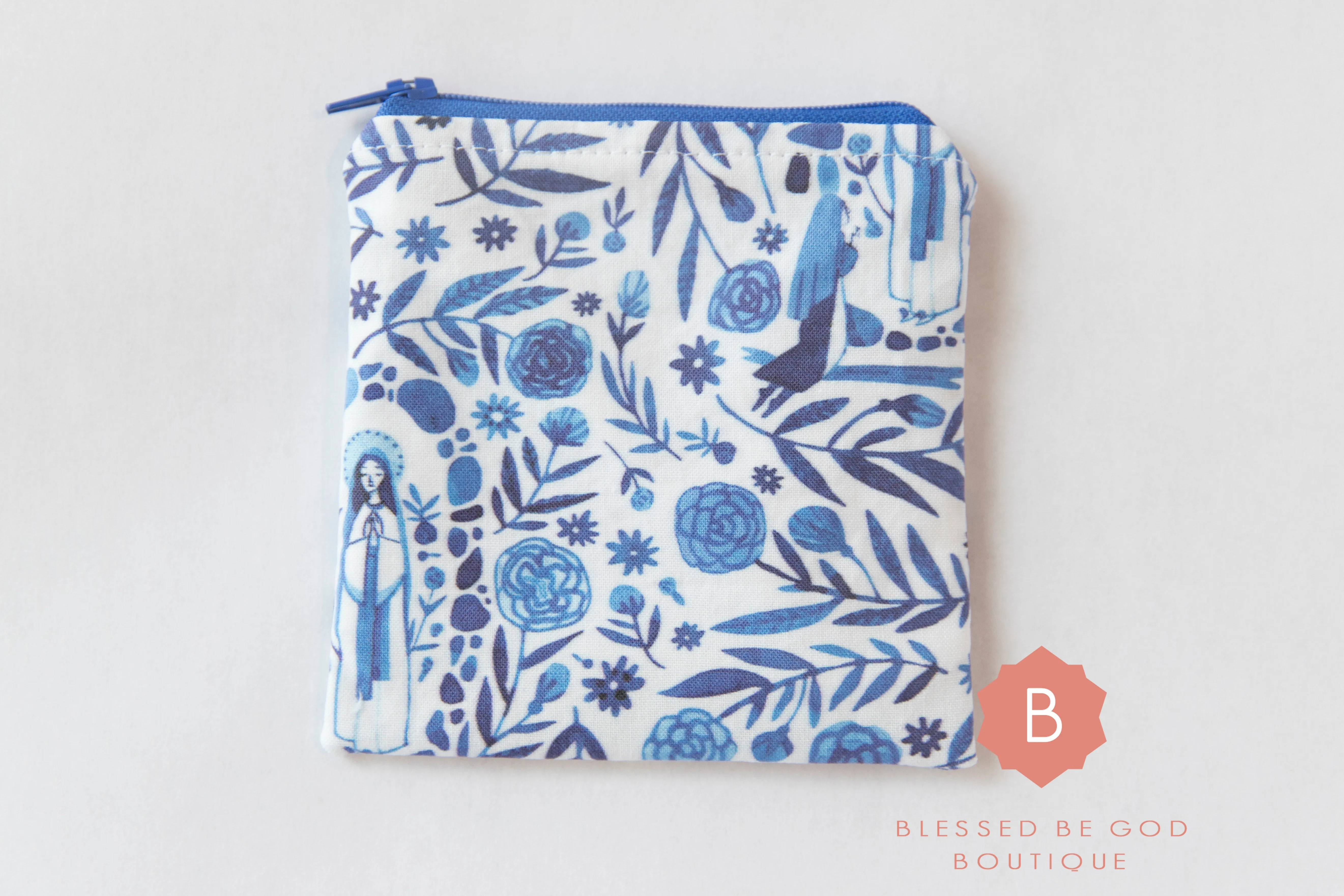 Catholic Rosary Purse, Our Lady of Lourdes