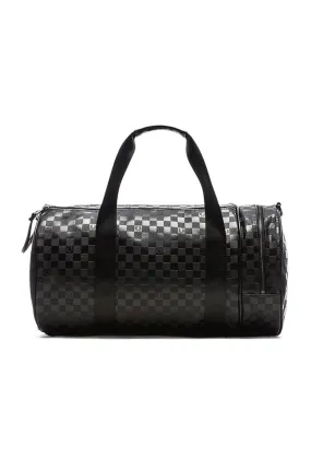 FRED PERRY NYLON CHECKER BARREL BAG