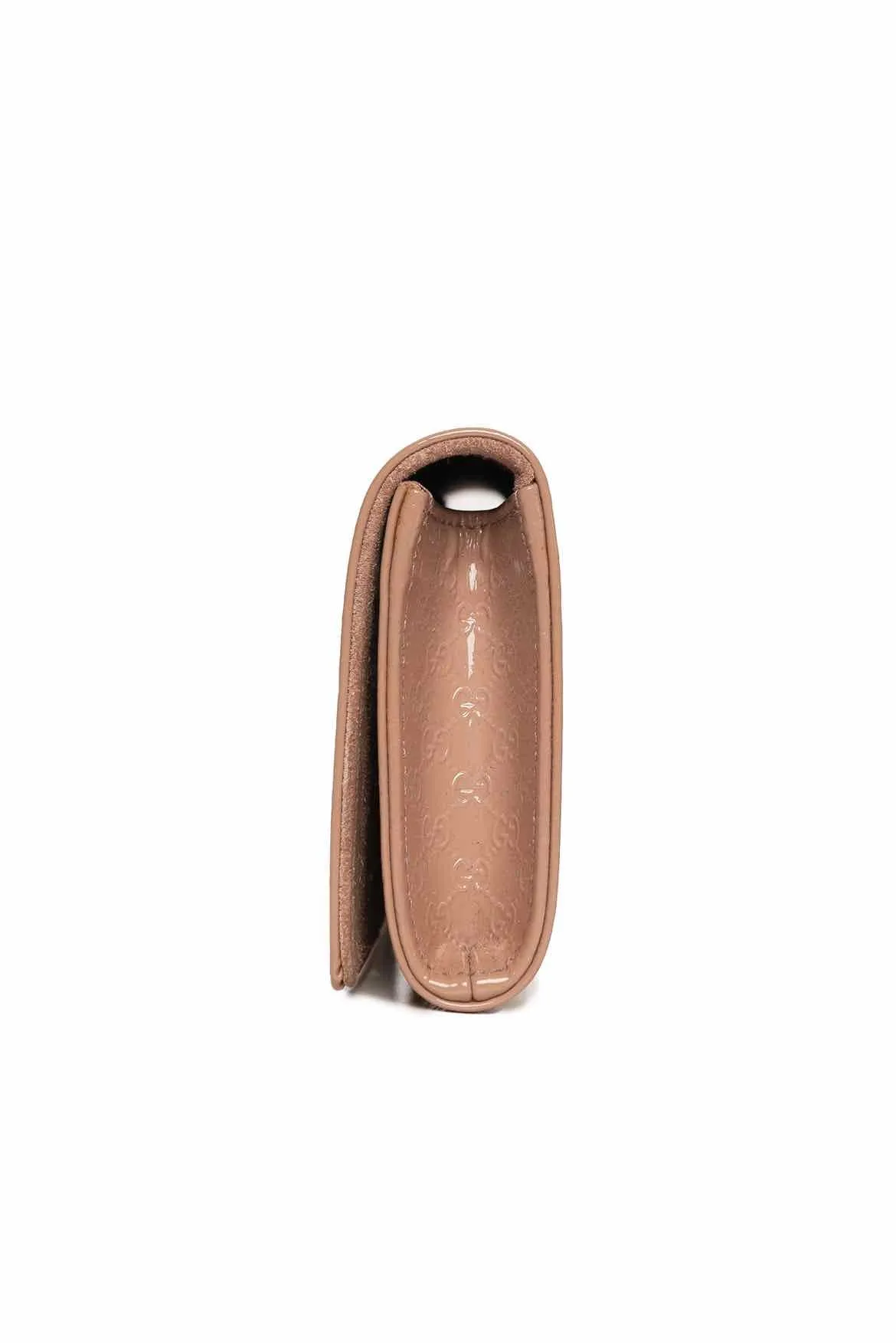 Gucci Patent Microguccissima Broadway Clutch