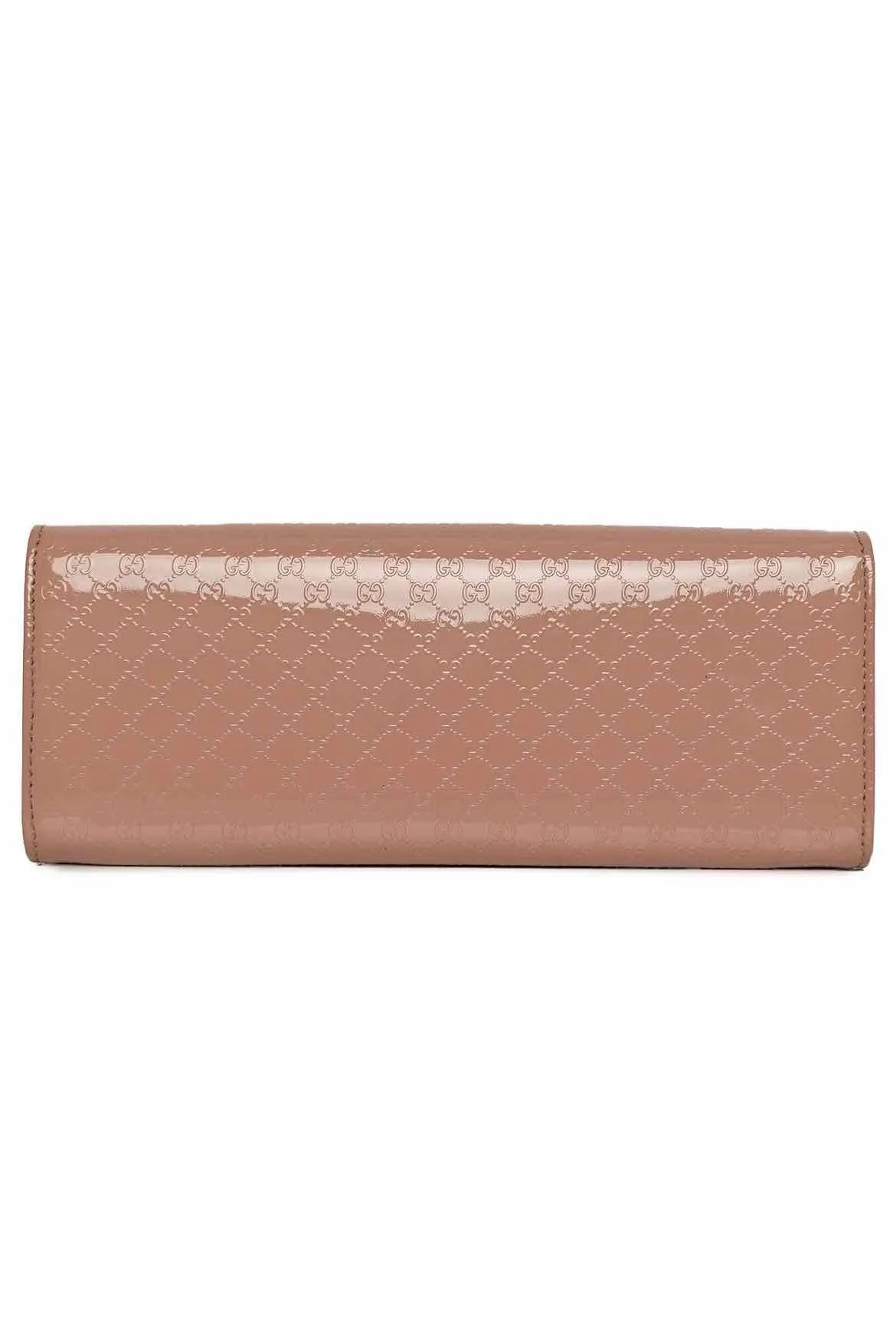 Gucci Patent Microguccissima Broadway Clutch