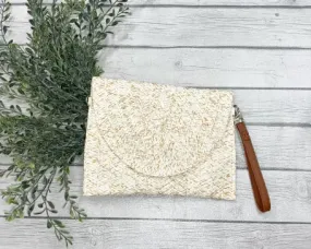 Maui Convertible Clutch - Natural