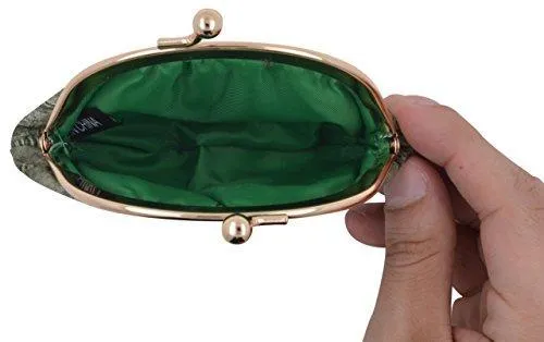New Women's Waterproof Eel Skin Small Coin Change Purse Wallet by Marshal
