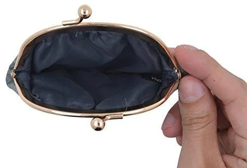 New Women's Waterproof Eel Skin Small Coin Change Purse Wallet by Marshal