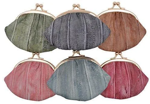 New Women's Waterproof Eel Skin Small Coin Change Purse Wallet by Marshal