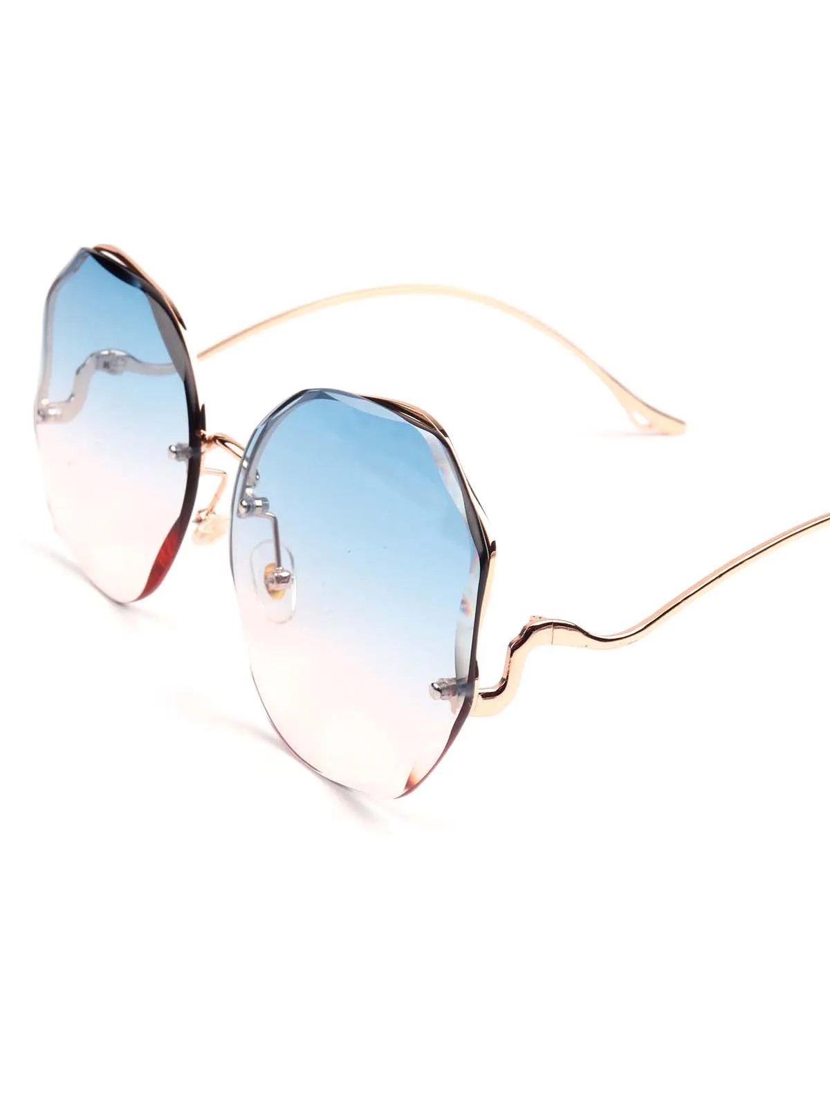 Odette Blue And Pink Tined Sunglasses For Women