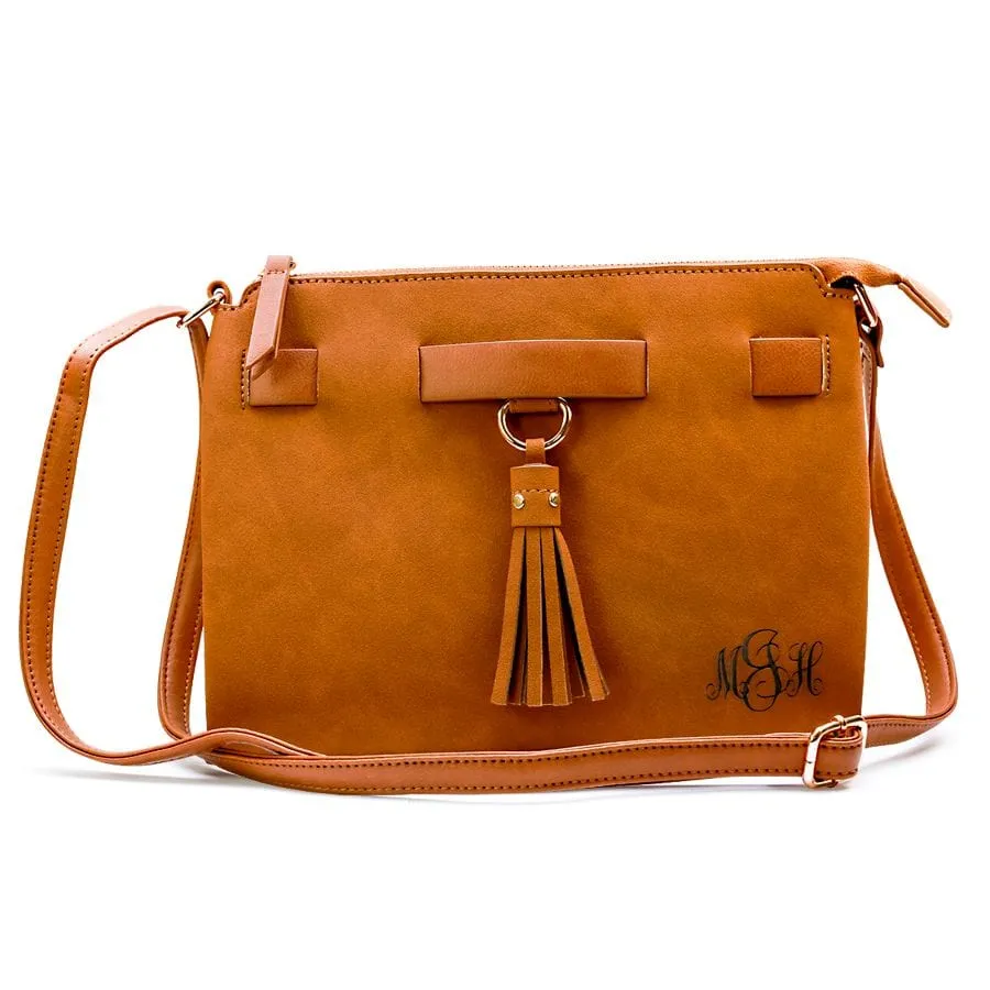 Personalized Chic Purse with Tassel Accent