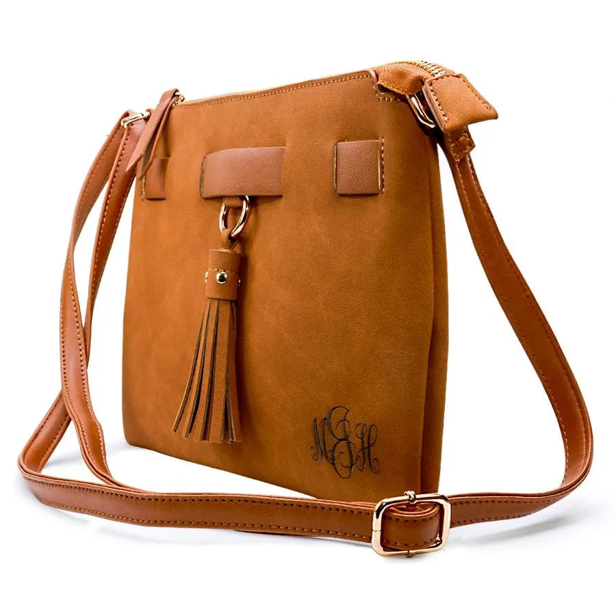 Personalized Chic Purse with Tassel Accent