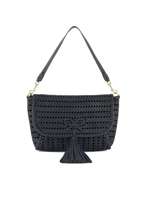 The Neeson Tassel Shoulder Bag in Marine