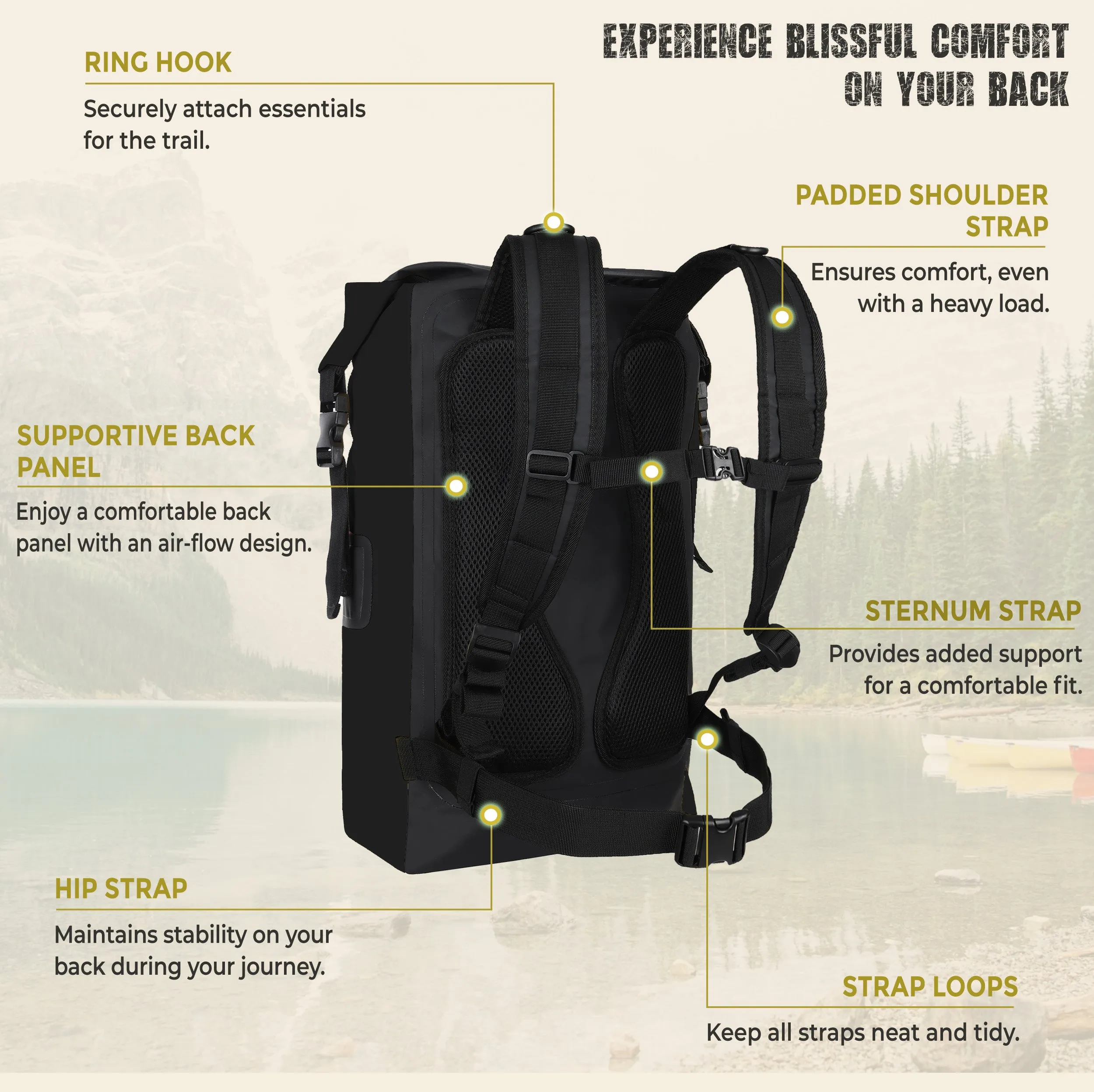 Water Sand Snow and Dirt Proof Backpack (Copy) (Copy) (Copy)