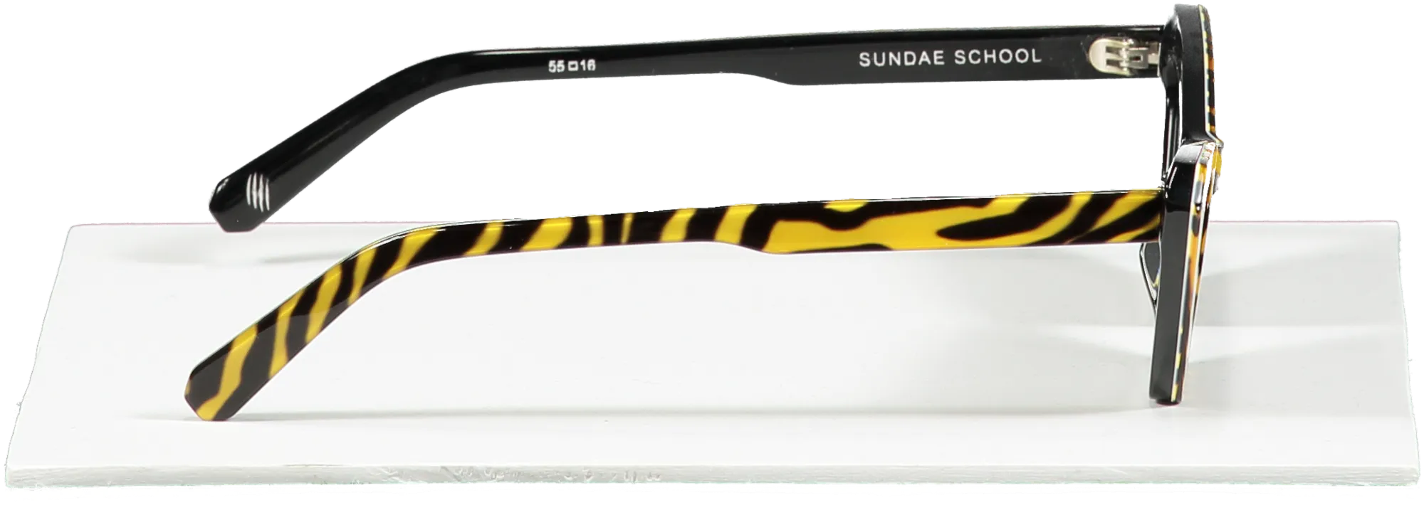 Yellow Chimi X Sundae School Square Sunglasses - Tiger