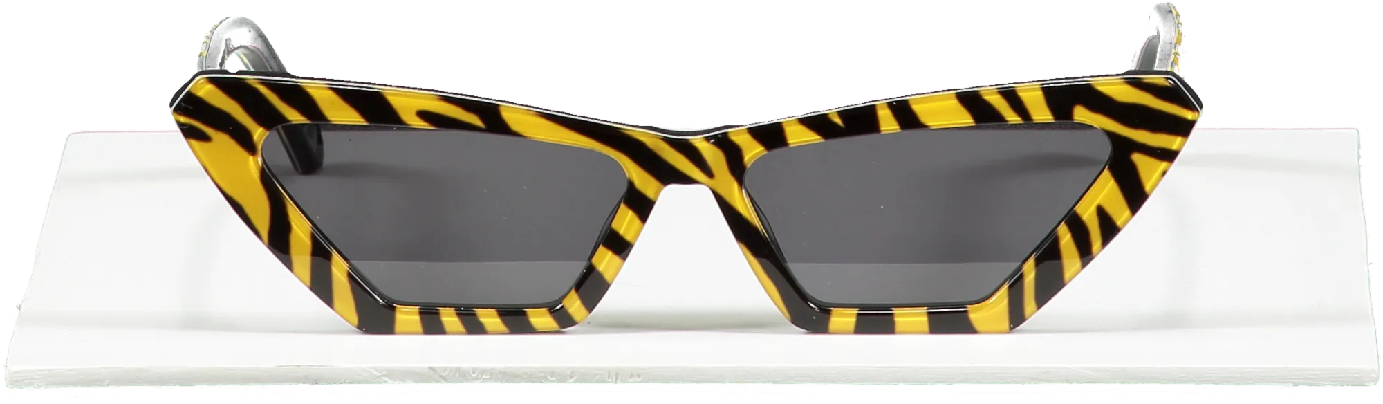 Yellow Chimi X Sundae School Square Sunglasses - Tiger